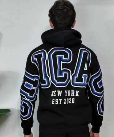 Black Pullover Hoodie